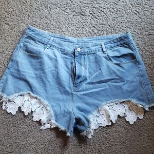 Denim shorts NEVER WORN